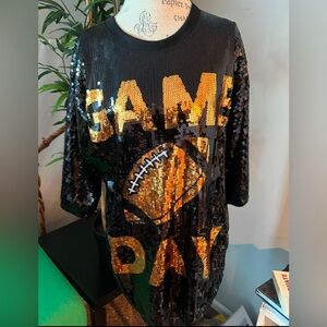 Sequin Game Day Dress